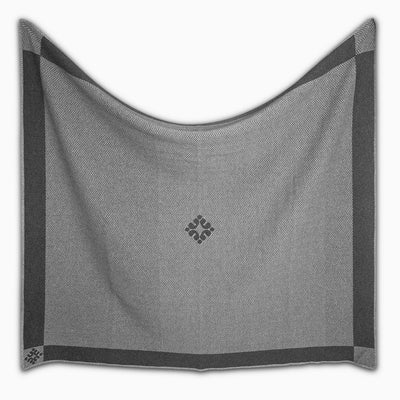 Home K-Blanket Bicolor 100% Cashmere (Grigio chiaro/Grigio scuro)