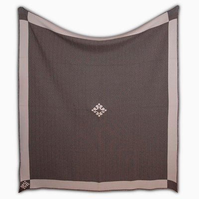 Home K-Blanket Bicolor 100% Cashmere (Mastice/Marrone)
