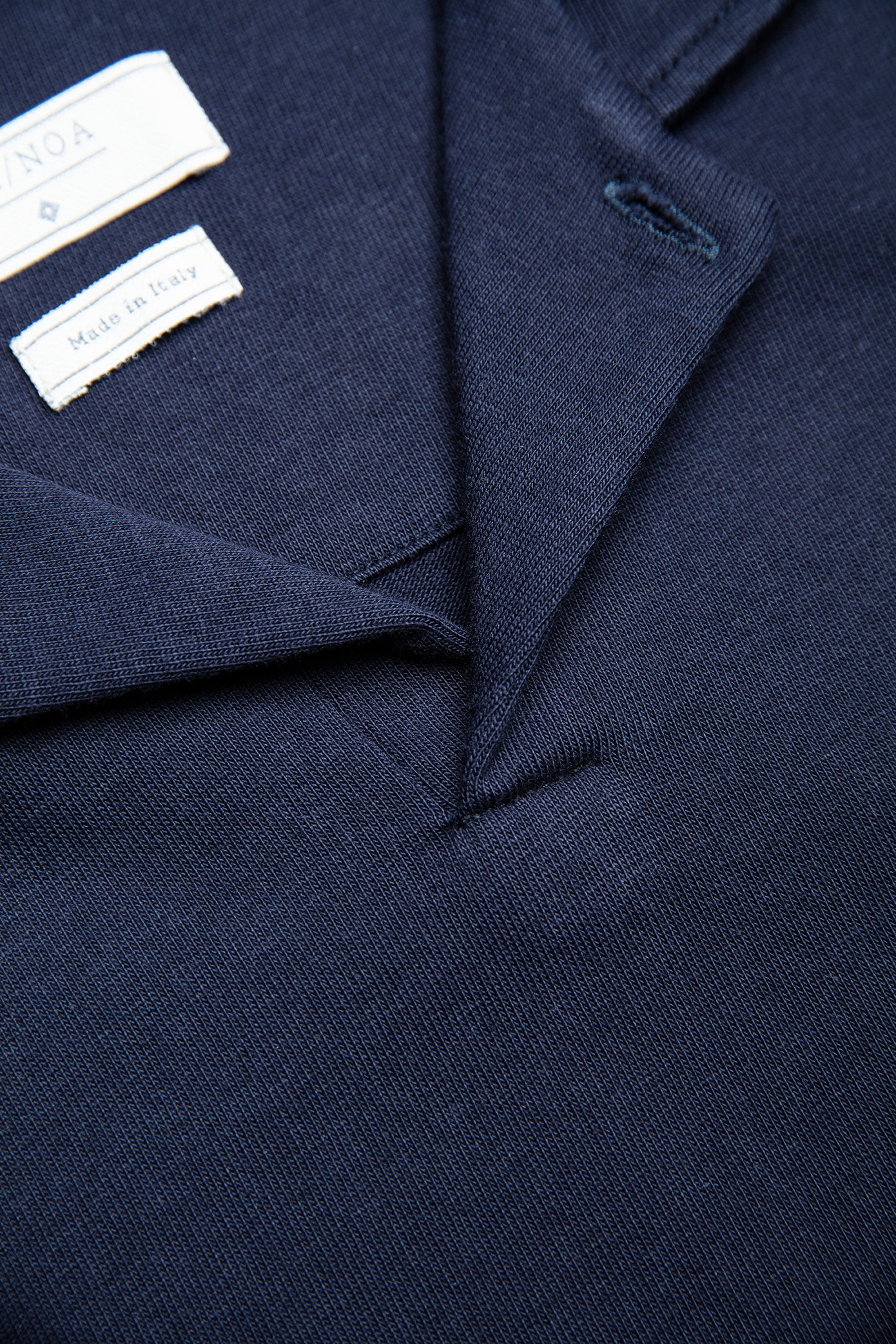 Loran short-sleeved polo in heavy-cotton jersey (dark blue)