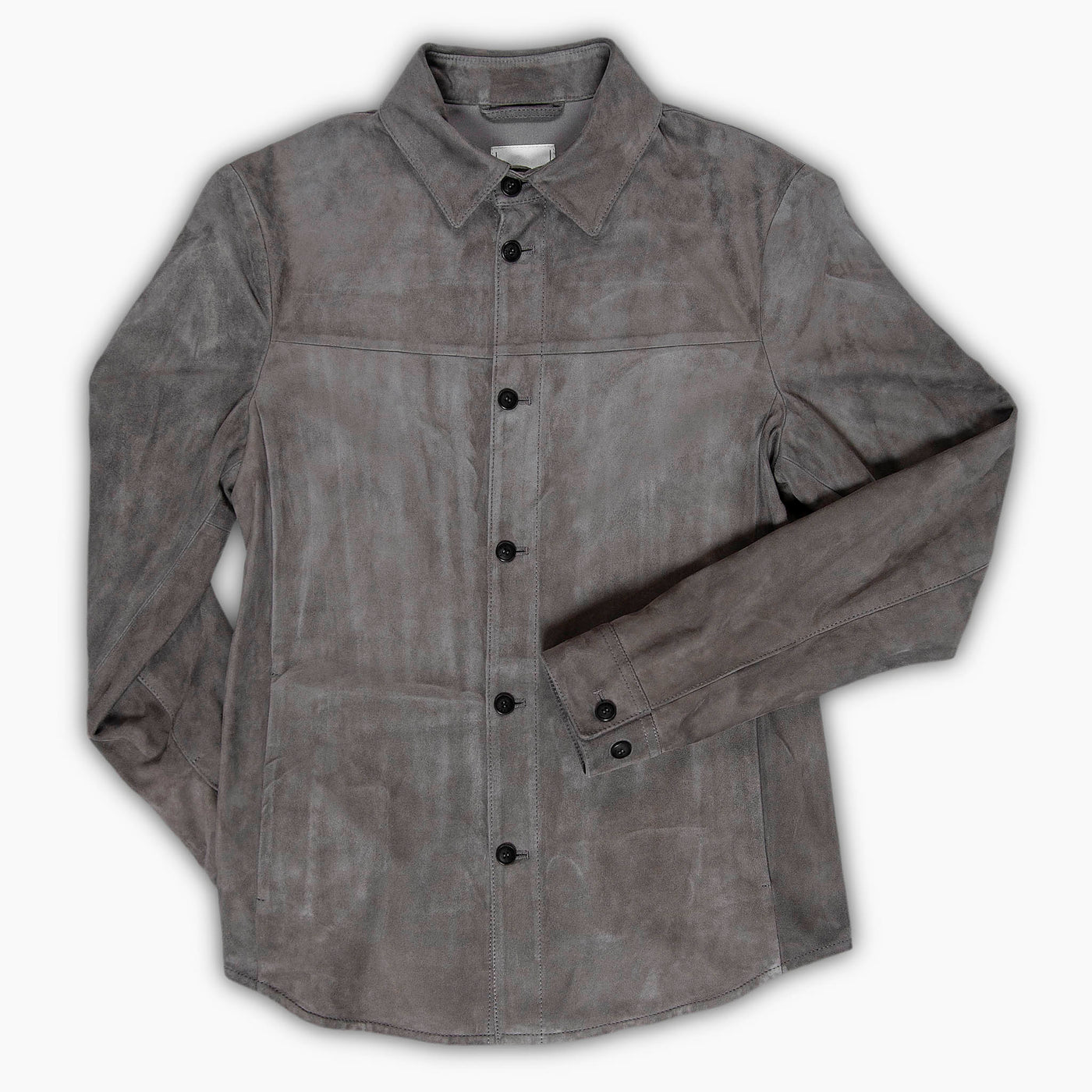 Lazare shirt leather jacket(suede)