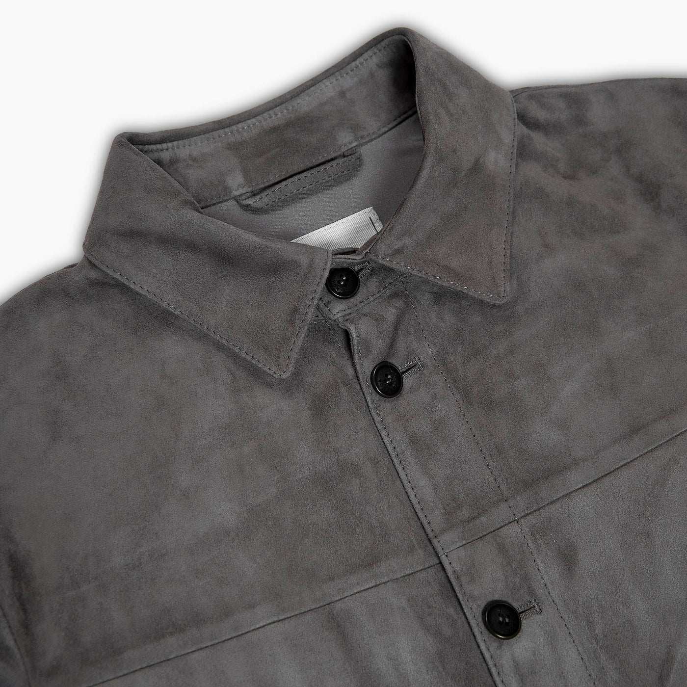 Lazare shirt leather jacket(suede)