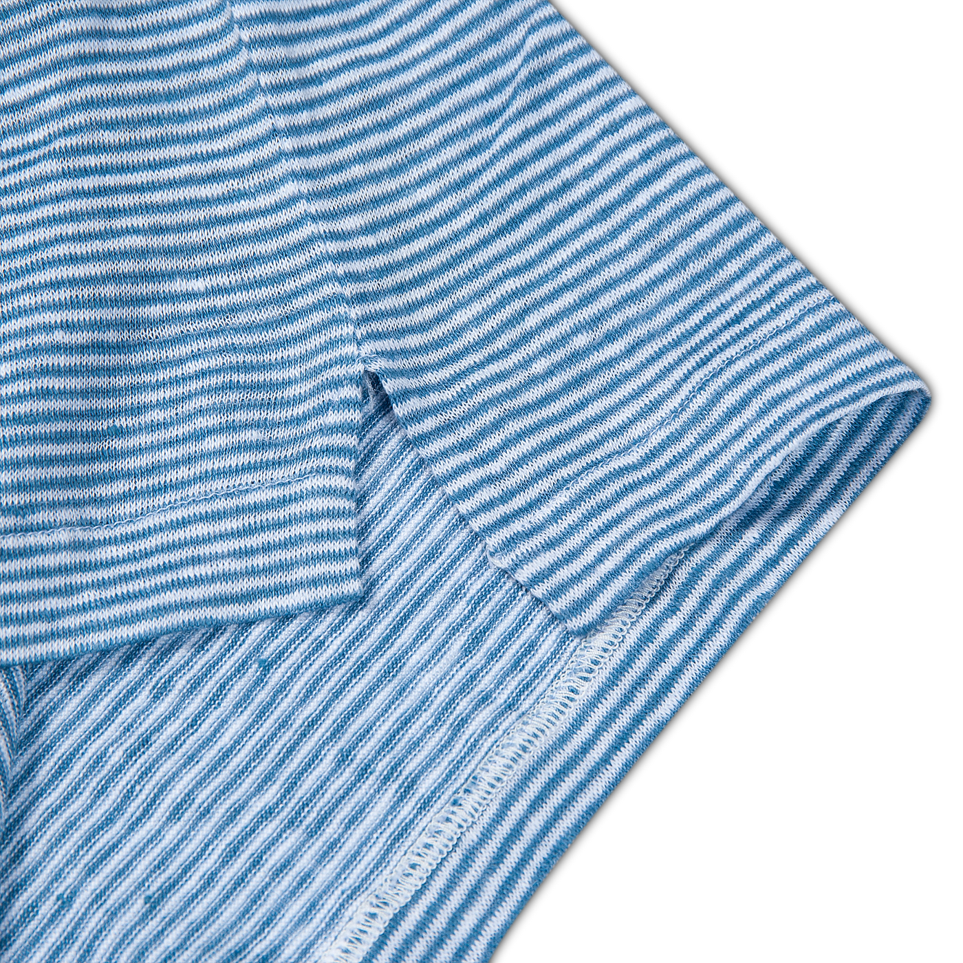 Lize Polo Linen Shirt Stripe (sugar paper)