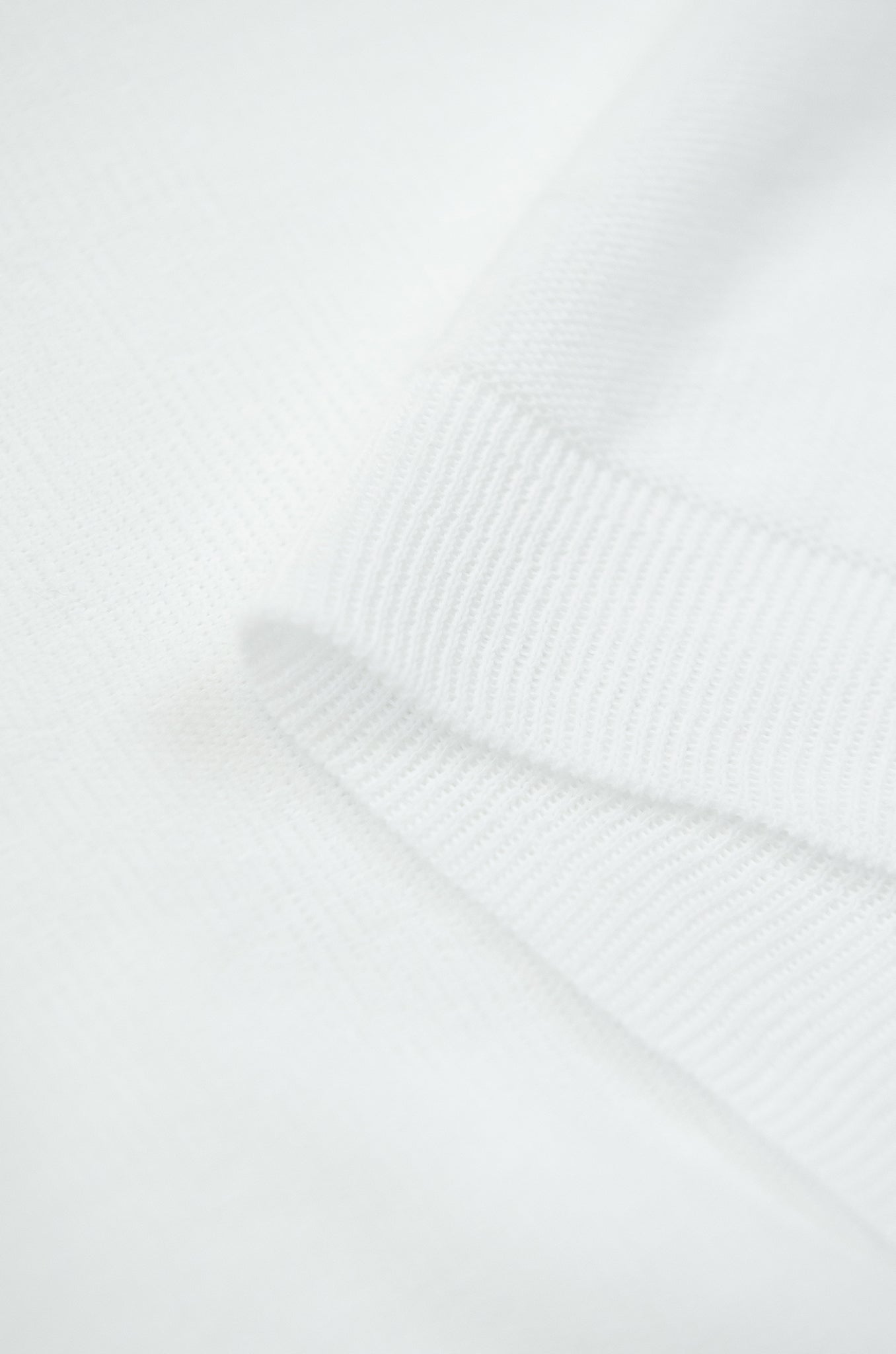 Maté polo tricot compact cotton (ice white)