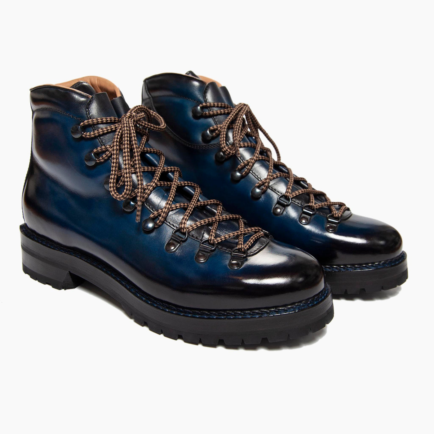 Marmolada entirely hand crafted urban trekking shoe - MEN (dark blue)
