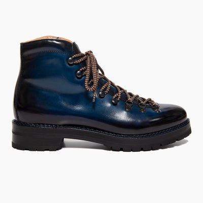 Marmolada entirely hand crafted urban trekking shoe - MEN (dark blue)