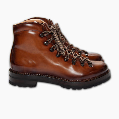 Marmolada entirely hand crafted urban trekking shoe - MEN (earth brown)