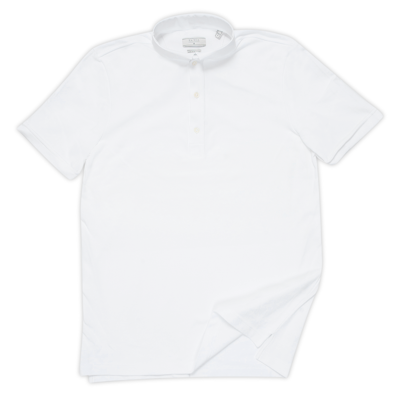 Martin short-sleeved polo in yarn-dyed cotton (white)