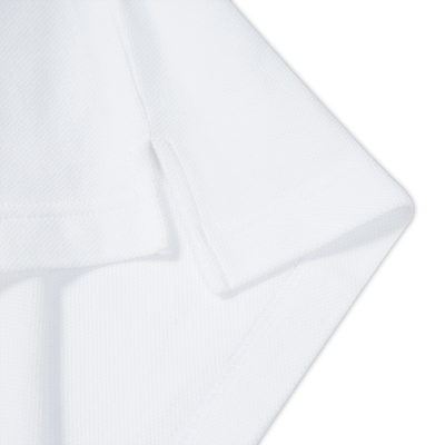 Martin short-sleeved polo in yarn-dyed cotton (white)
