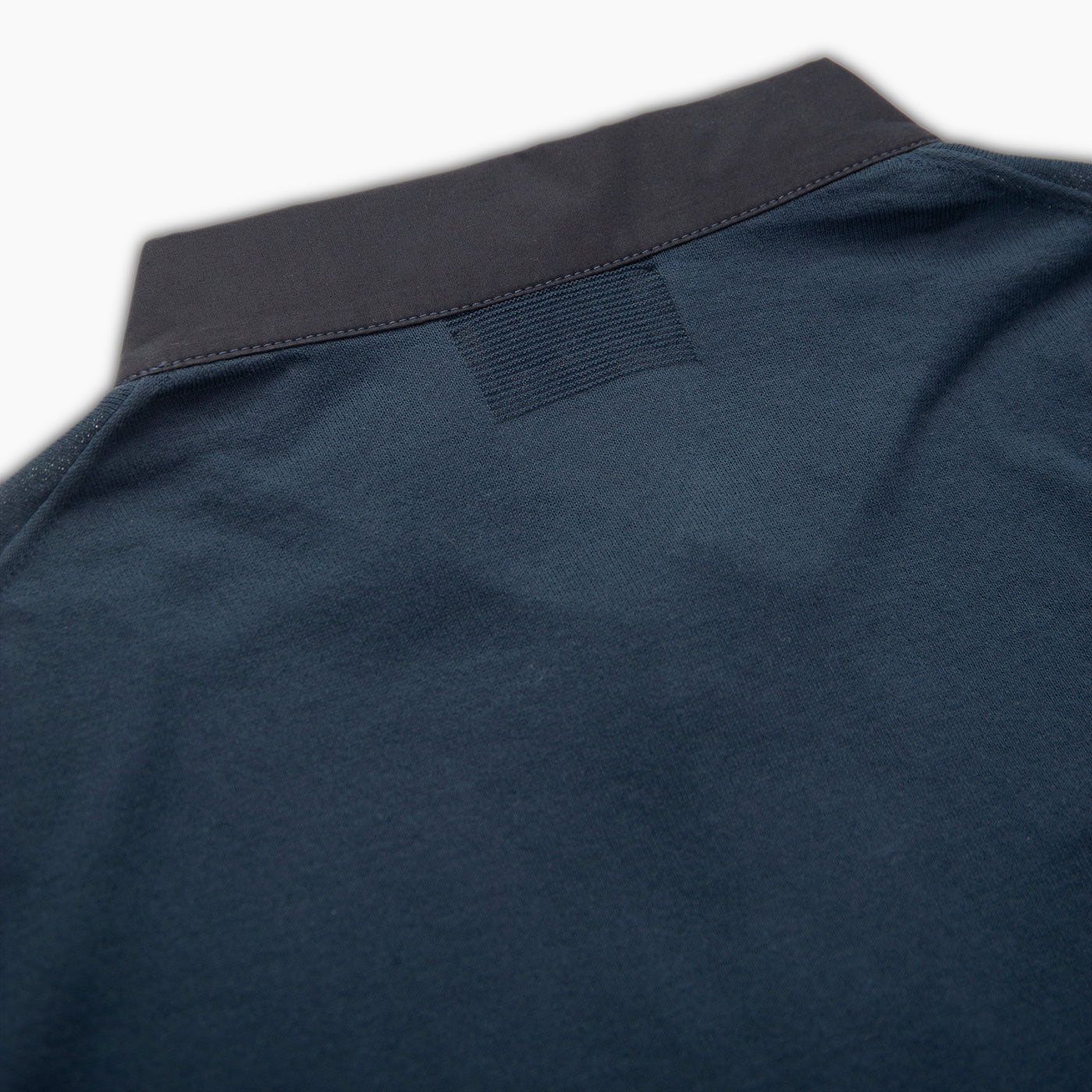 Martino short-sleeved knitted polo with KA/NOA shirt popeline collar