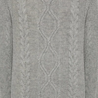 Orson knitted crew neck jumper in alpaca and yak wool