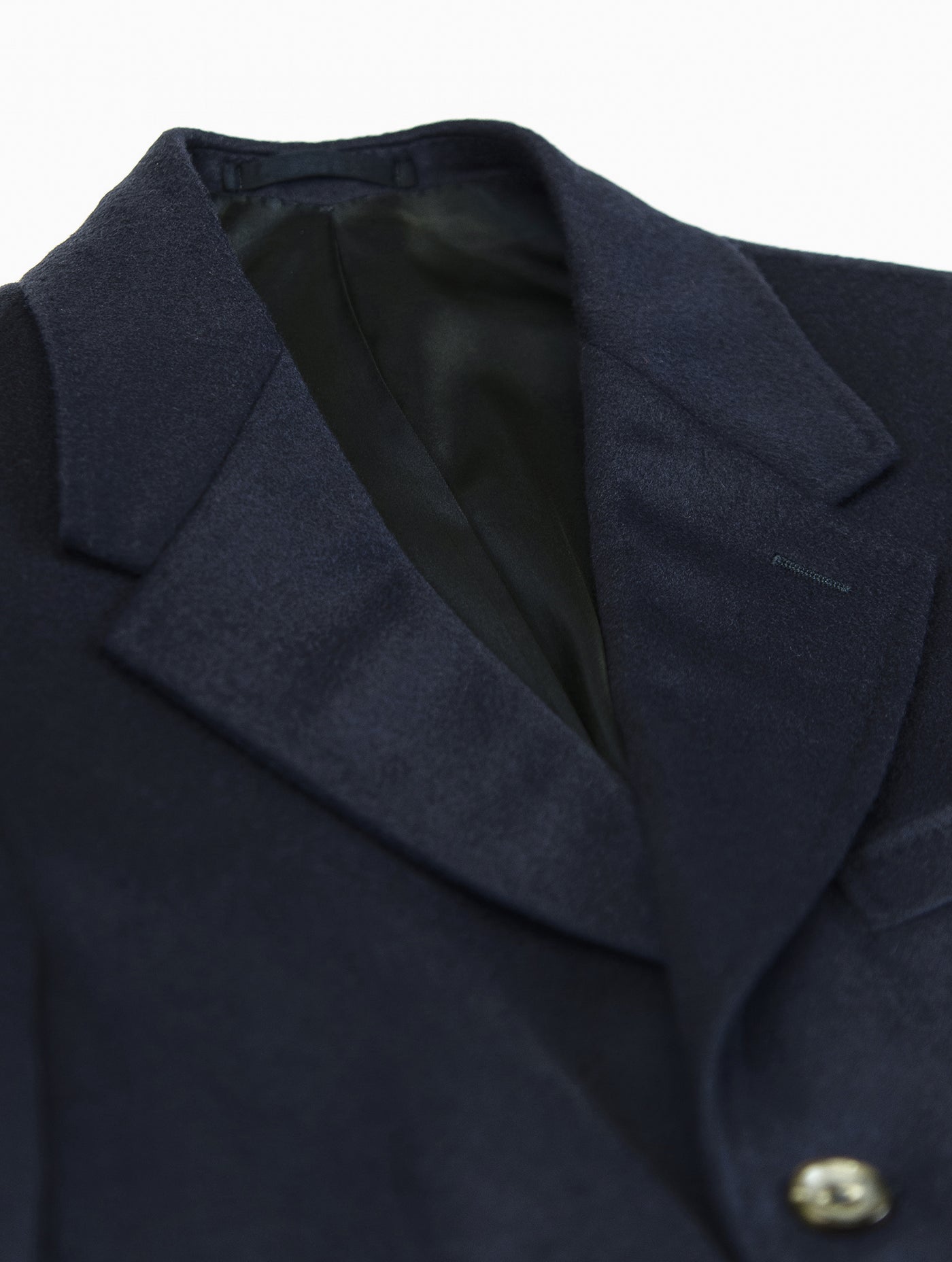 Pierre Coat Wool and Cashmere (Night Blue)