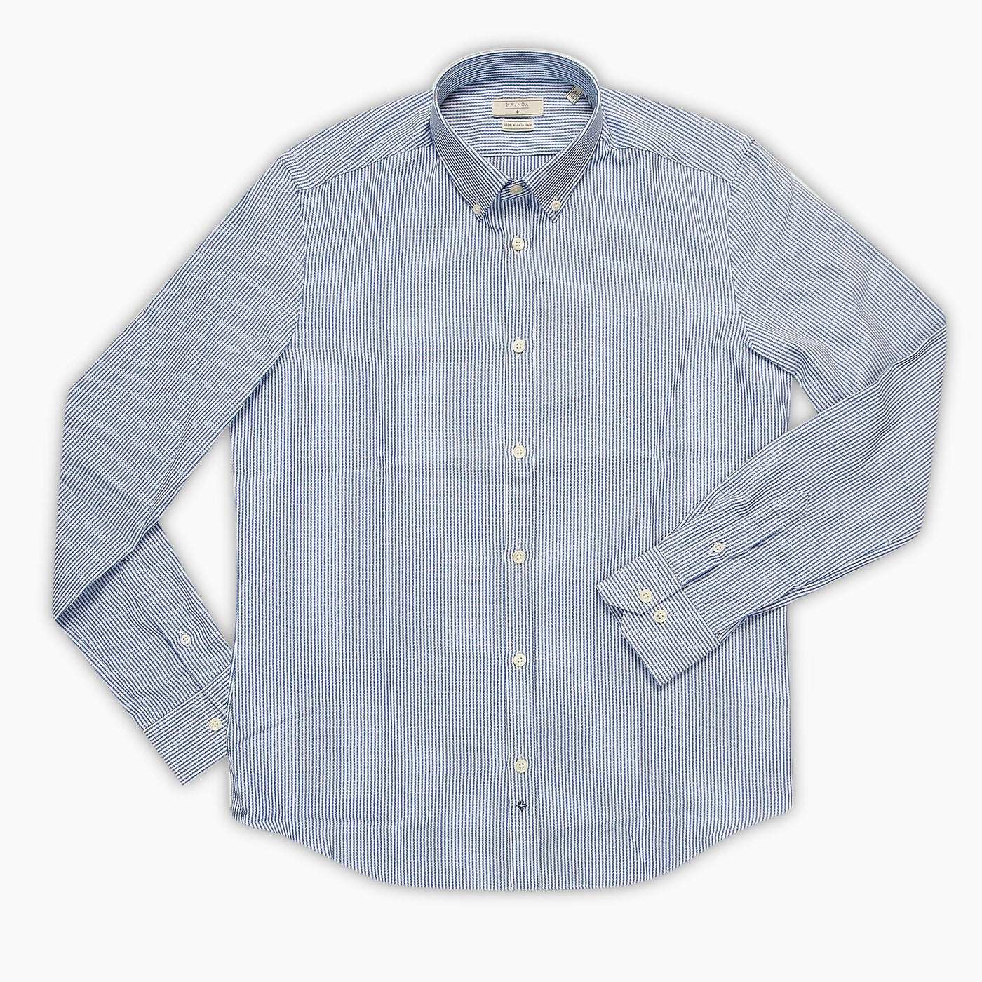 Sandre shirt sporting Open stripe (ocean blue)