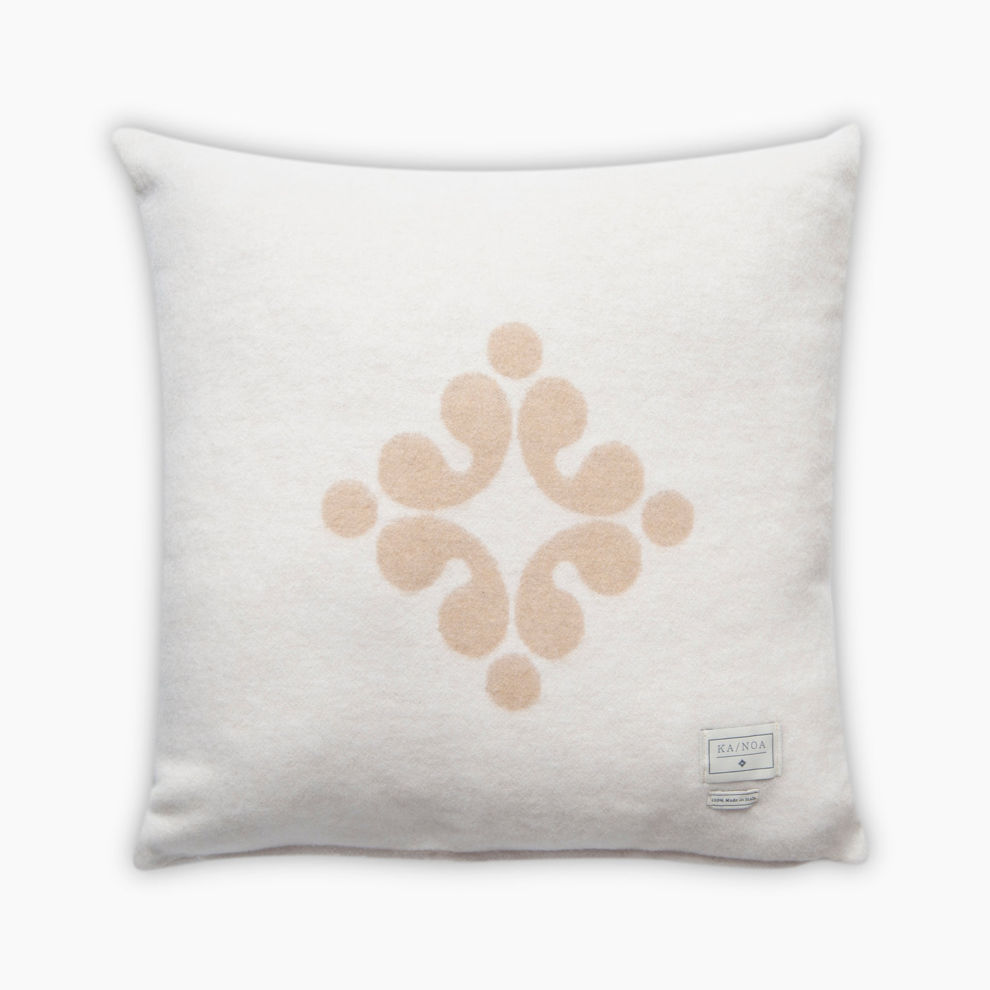 Solferino Wool Blend KA/NOA Logo Pillow