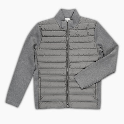 Soon extrafine wool and down padded hybrid jacket
