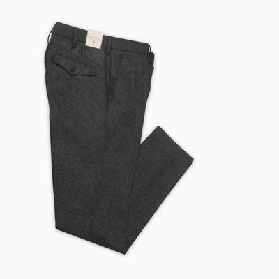 Boris chino pants (medium grey melange wool)