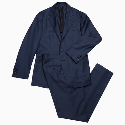 Suit Blazer and Pant in high wool (ocean blue)